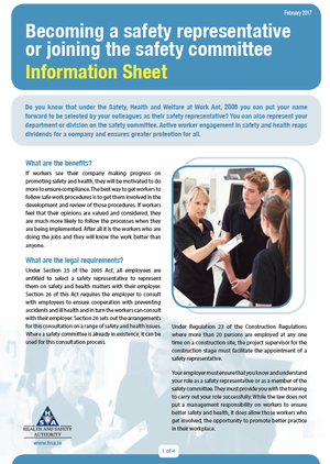 Safety Representative Information Sheet