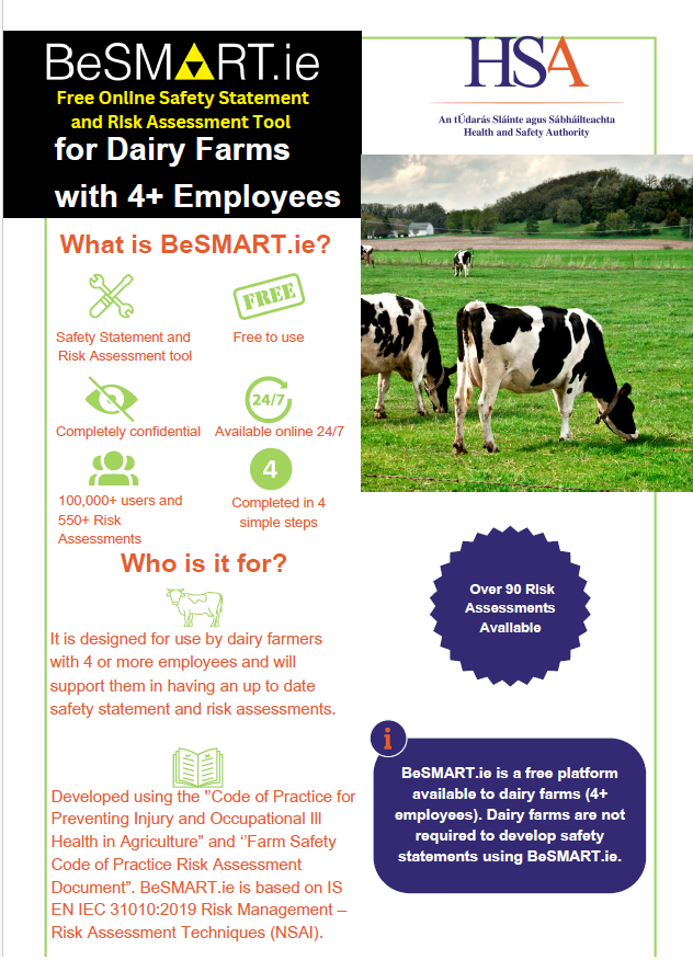 BeSMART.ie Available for Dairy Farms